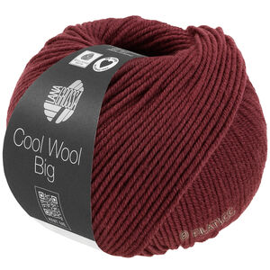 Lana Grossa COOL WOOL Big Mélange (We Care) | 1700-viininpunainen meleerattu
