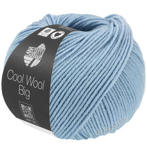 Lana Grossa COOL WOOL Big Mélange (We Care) | 1702-vaaleansininen meleerattu