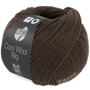 Lana Grossa COOL WOOL Big Mélange (We Care) | 1709-harmaanruskea meleerattu