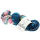 Lana Grossa COOL WOOL  Hand-dyed | 104-turkoosi/tumma petrooli/roosa/pinkki/mustanruskea