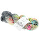 Lana Grossa COOL WOOL  Hand-dyed | 105-keskiharmaa/tummanharmaa/roosa/pinkki/turkoosi/oranssi