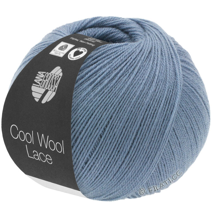 Lana Grossa COOL WOOL Lace | 02-kyyhkynsininen