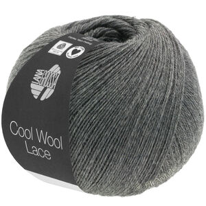 Lana Grossa COOL WOOL Lace | 26-tummanharmaa