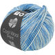 Lana Grossa COOL WOOL Neon Print | 6523-neonsininen/pehmeä sininen