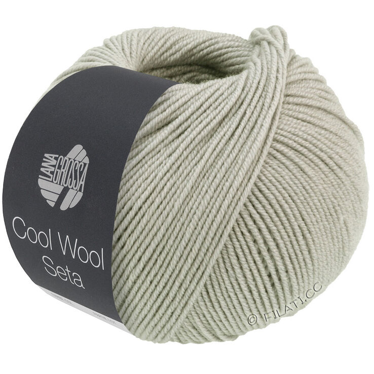 Lana Grossa COOL WOOL Seta | 05-silkinharmaa