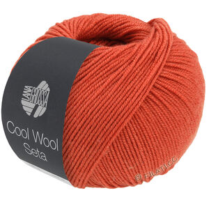 Lana Grossa COOL WOOL Seta | 08-ruosteenpunainen
