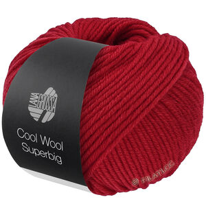 Lana Grossa COOL WOOL Superbig | 08-kirsikanpunainen