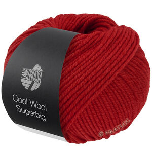 Lana Grossa COOL WOOL Superbig | 09-punainen