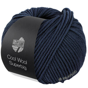 Lana Grossa COOL WOOL Superbig | 16-ultramariininsininen