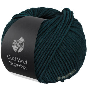Lana Grossa COOL WOOL Superbig | 33-tumma petrooli