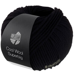 Lana Grossa COOL WOOL Superbig | 43-musta