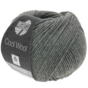 Lana Grossa COOL WOOL | 0412-tummanharmaa meleerattu