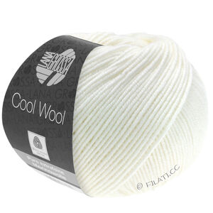 Lana Grossa COOL WOOL | 0431-valkoinen