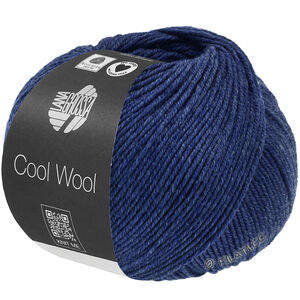 Lana Grossa COOL WOOL Mélange (We Care) | 1504-tummansininen meleerattu