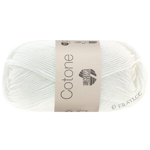 Lana Grossa COTONE | 022-valkoinen