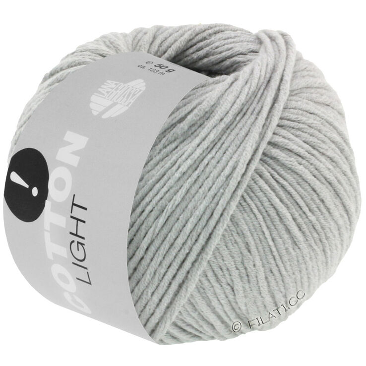Lana Grossa COTTON LIGHT | 04-vaaleanharmaa