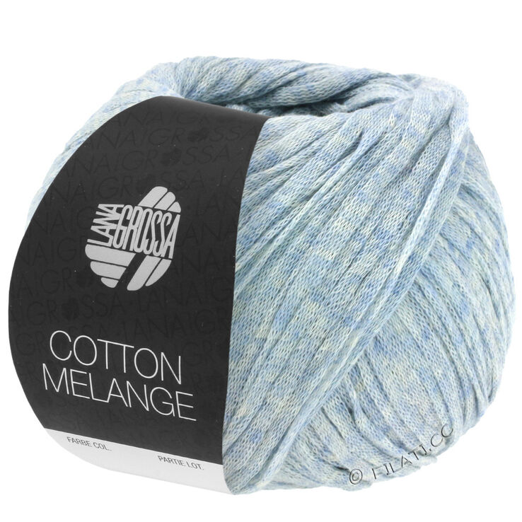 Lana Grossa COTTON MÉLANGE | 01-harmaansininen