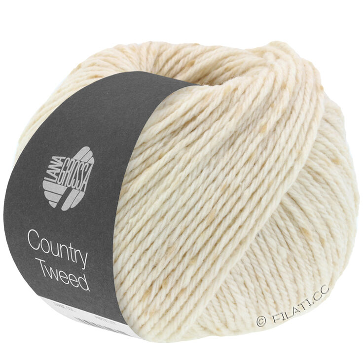 Lana Grossa COUNTRY TWEED | 01-luonto meleerattu