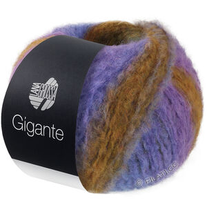 Lana Grossa GIGANTE | 14-violetti/orvokinsininen/sammalenvihreä/khaki/okra