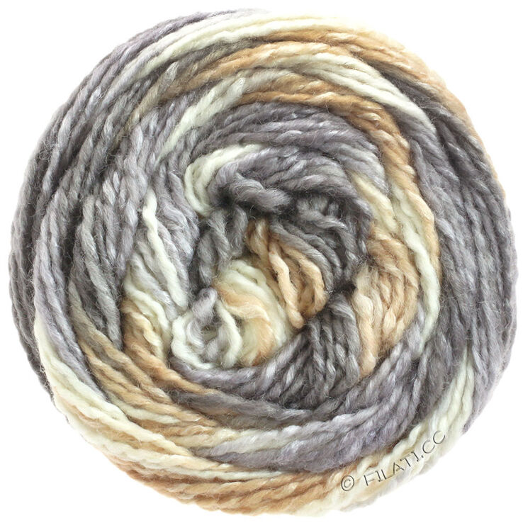 Lana Grossa GOMITOLO CONSETA | 701-luonnonvalkoinen/hiekka/taupe
