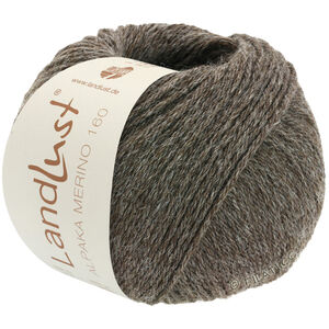 Lana Grossa LANDLUST Alpaka Merino 160 | 405-harmaanruskea