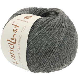 Lana Grossa LANDLUST Alpaka Merino 160 | 408-tummanharmaa