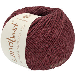Lana Grossa LANDLUST Alpaka Merino 160 | 452-viininpunainen
