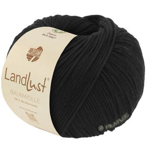 Lana Grossa LANDLUST BAUMWOLLE (GOTS) | 01-musta