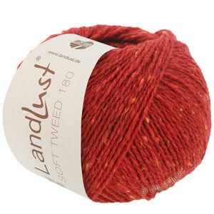Lana Grossa LANDLUST Soft Tweed 180 | 111-punainen meleerattu