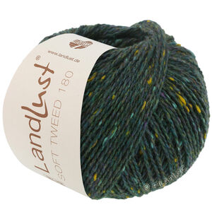 Lana Grossa LANDLUST Soft Tweed 180 | 116-tumma petrooli meleerattu