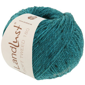 Lana Grossa LANDLUST Soft Tweed 180 | 130-petroolinvihreä meleerattu