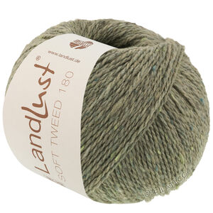 Lana Grossa LANDLUST Soft Tweed 180 | 135-salvianvihreä meleerattu