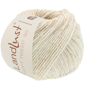 Lana Grossa LANDLUST Soft Tweed 90 | 01-luonto meleerattu
