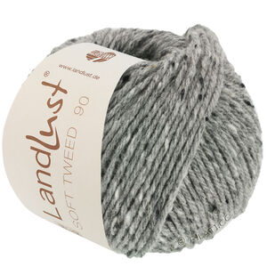 Lana Grossa LANDLUST Soft Tweed 90 | 04-harmaa meleerattu