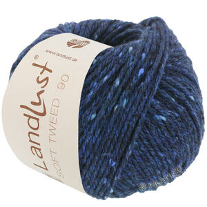 Lana Grossa LANDLUST Soft Tweed 90 | 14-tummansininen meleerattu