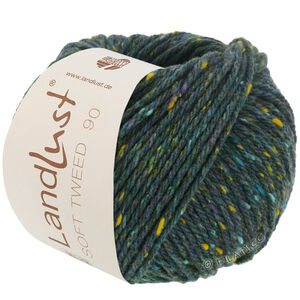 Lana Grossa LANDLUST Soft Tweed 90 | 16-tumma petrooli meleerattu