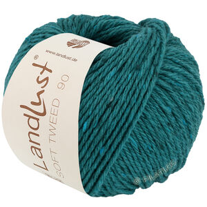 Lana Grossa LANDLUST Soft Tweed 90 | 30-petroolinvihreä meleerattu
