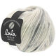 Lana Grossa LOVELY COTTON Inserto (lala BERLIN) | 101-luonnonvalkoinen/harmaa