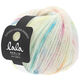 Lana Grossa LOVELY COTTON Inserto (lala BERLIN) | 106-luonnonvalkoinen/pinkki/turkoosi