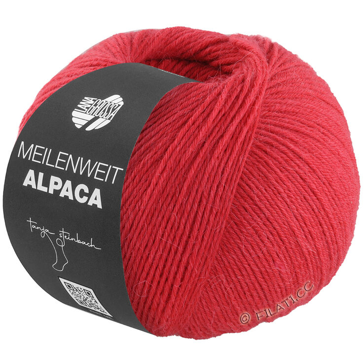 Lana Grossa MEILENWEIT 6-FACH 150g Alpaca | 1003-punainen