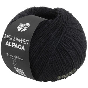 Lana Grossa MEILENWEIT 6-FACH 150g Alpaca | 1014-musta