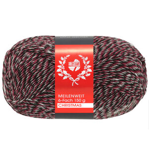 Lana Grossa MEILENWEIT 6-FACH 150g Christmas Snow Flake | 0326-
