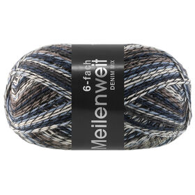 MEILENWEIT 6-FACH 150g DENIM MIX / Lana Grossa