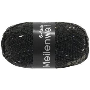 Lana Grossa MEILENWEIT 6-FACH 150g Mouliné/Tweed | 8837-antrasiitti meleerattu