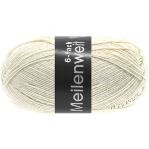 Lana Grossa MEILENWEIT 6-FACH 150g | 9228-luonto meleerattu