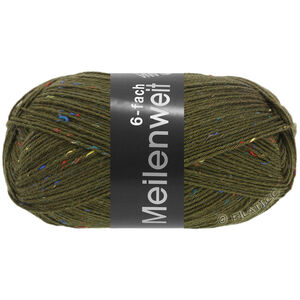 Lana Grossa MEILENWEIT 6-FACH 150g Mouliné/Tweed | 9248-tummanvihreä