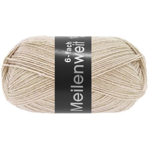 Lana Grossa MEILENWEIT 6-FACH 150g | 9678-vaalea beige