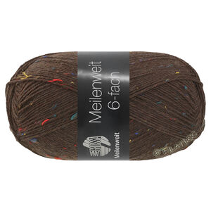 Lana Grossa MEILENWEIT 6-FACH 150g | 9865-harmaanruskea