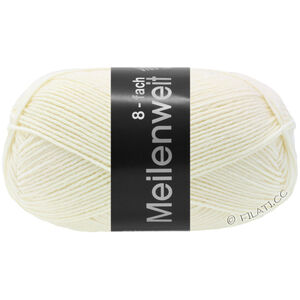 Lana Grossa MEILENWEIT 8-FACH 150g | 9560-luonnonvalkoinen