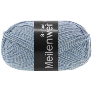 Lana Grossa MEILENWEIT 8-FACH 150g | 9659-harmaansininen meleerattu